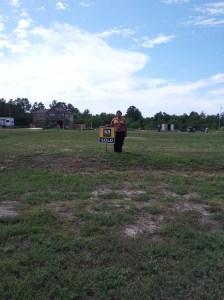 I selected my lot and paid my ernest money.